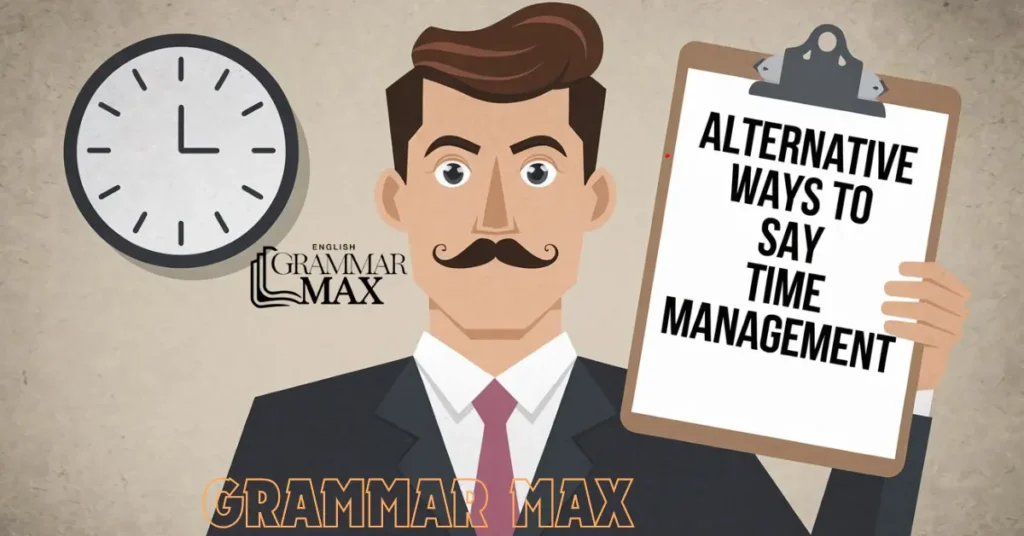 Alternative Ways to Say “Time Management”