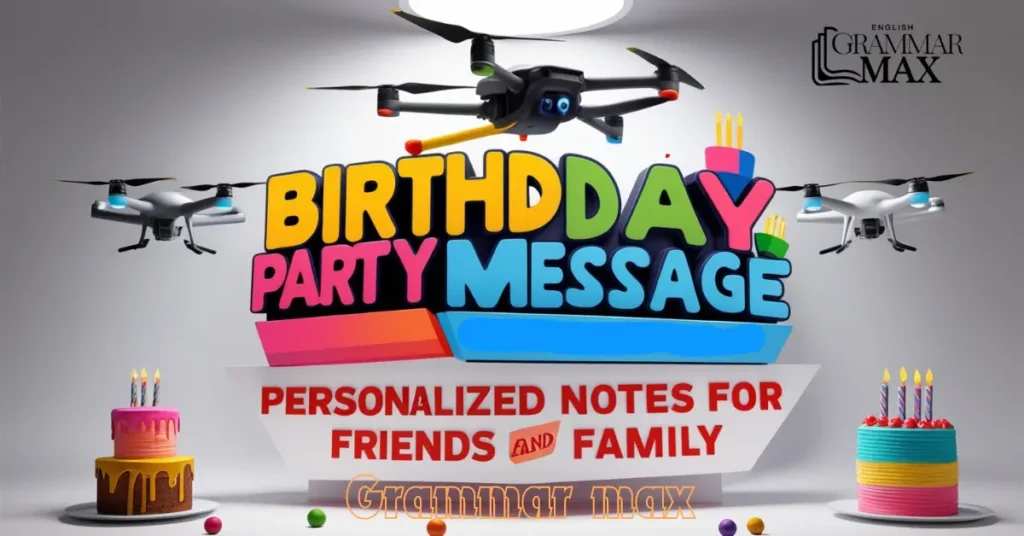 Birthday Party Messages: Personalized Notes for Friends and Family