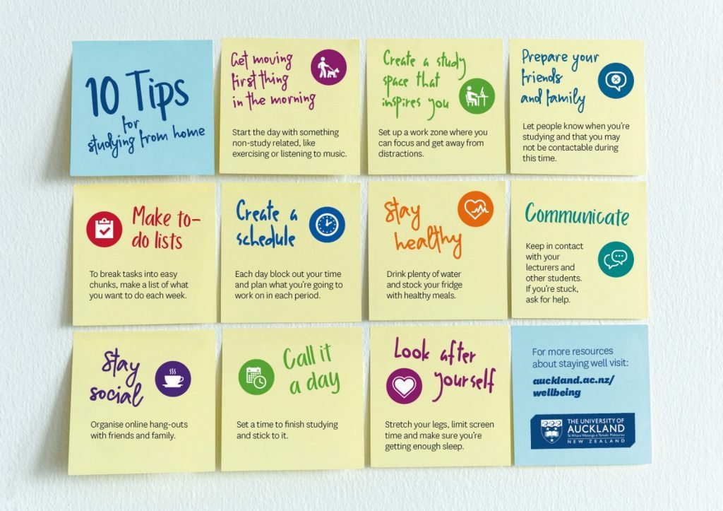 Study Tips for Students at Home