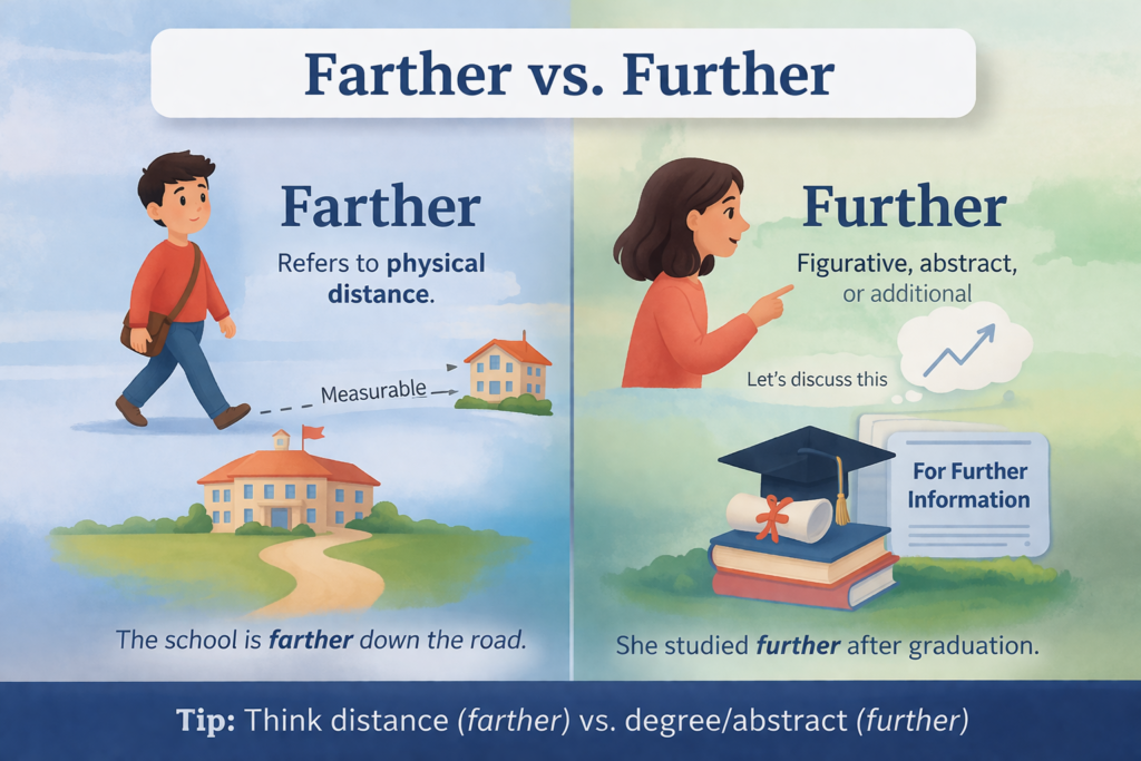 Farther vs Further – Which Word Should You Use?