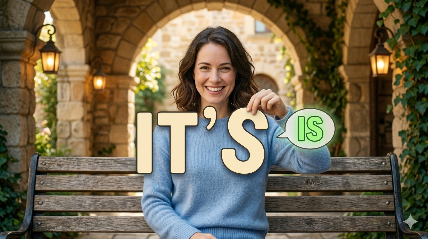 its vs it's comparison chart for English learners