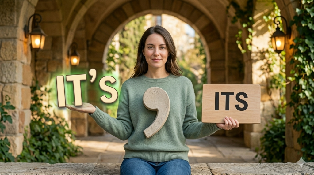 its vs it's grammar difference infographic