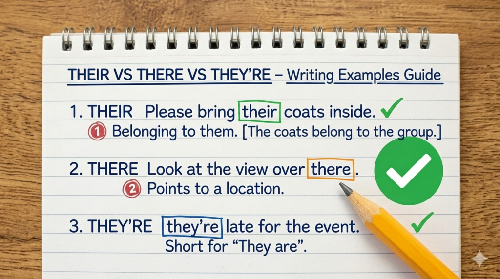 Their vs There vs They're